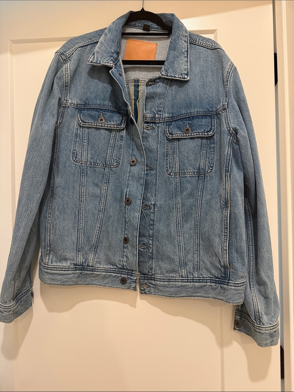 Men’s Light Blue Denim Jacket - Classic Trucker Style